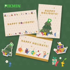 Grab some free Pikmin greeting cards and decorations!