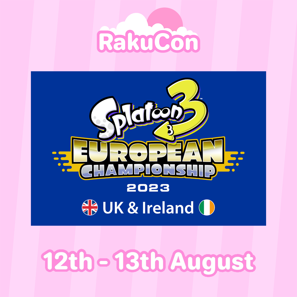 Join Nintendo UK at RakuCon Manchester as part of the Splatoon 3 European Championships 2023 UK & Ireland!